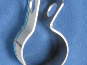 Krümmerschelle 38 er rechts Edelstahl