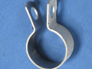 Krümmerschelle 38 er links Edelstahl