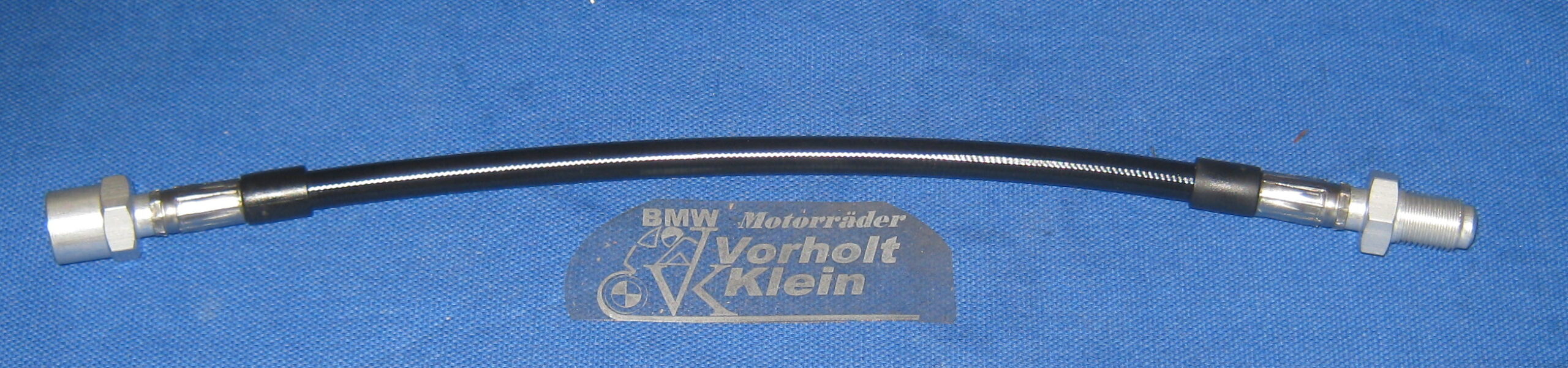 Bremsleitung Stahlflex schwarz 260 mm