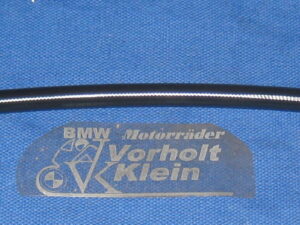 Bremsleitung Stahlflex schwarz 125 mm