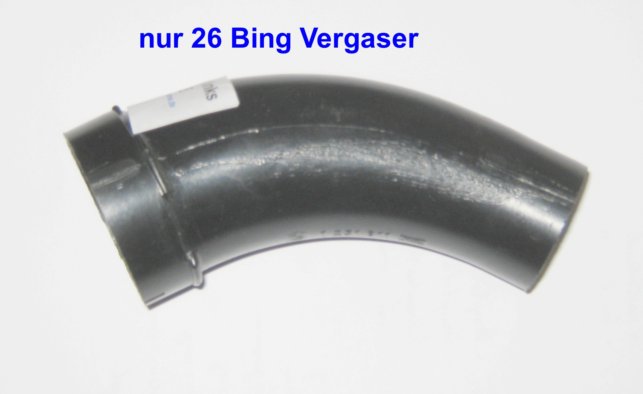 Ansaugrohr links nur für 26 Bing Vergaser