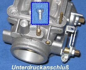 Schraube für Unterdruckanschluß