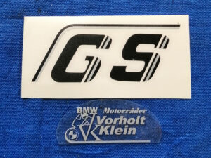 GS Aufkleber für Seitendeckel L