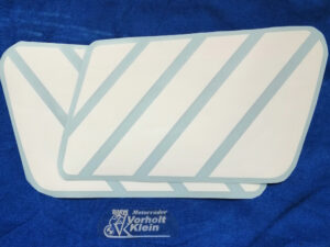 Tankdekor weiß/weiß Paar