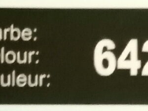 Aufkleber Farbcode 642