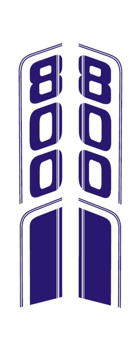 Dekorsatz L+ R balu 800cc