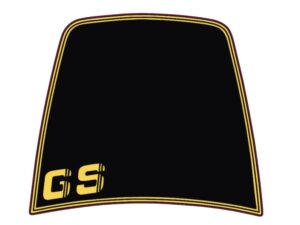 Dekor Windschild in gelb