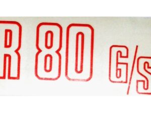 Aufkleber rot G/S bis 9/86
