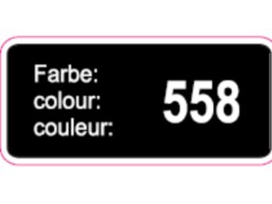 Aufkleber Farbcode 558