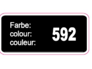 Aufkleber Farbcode 592