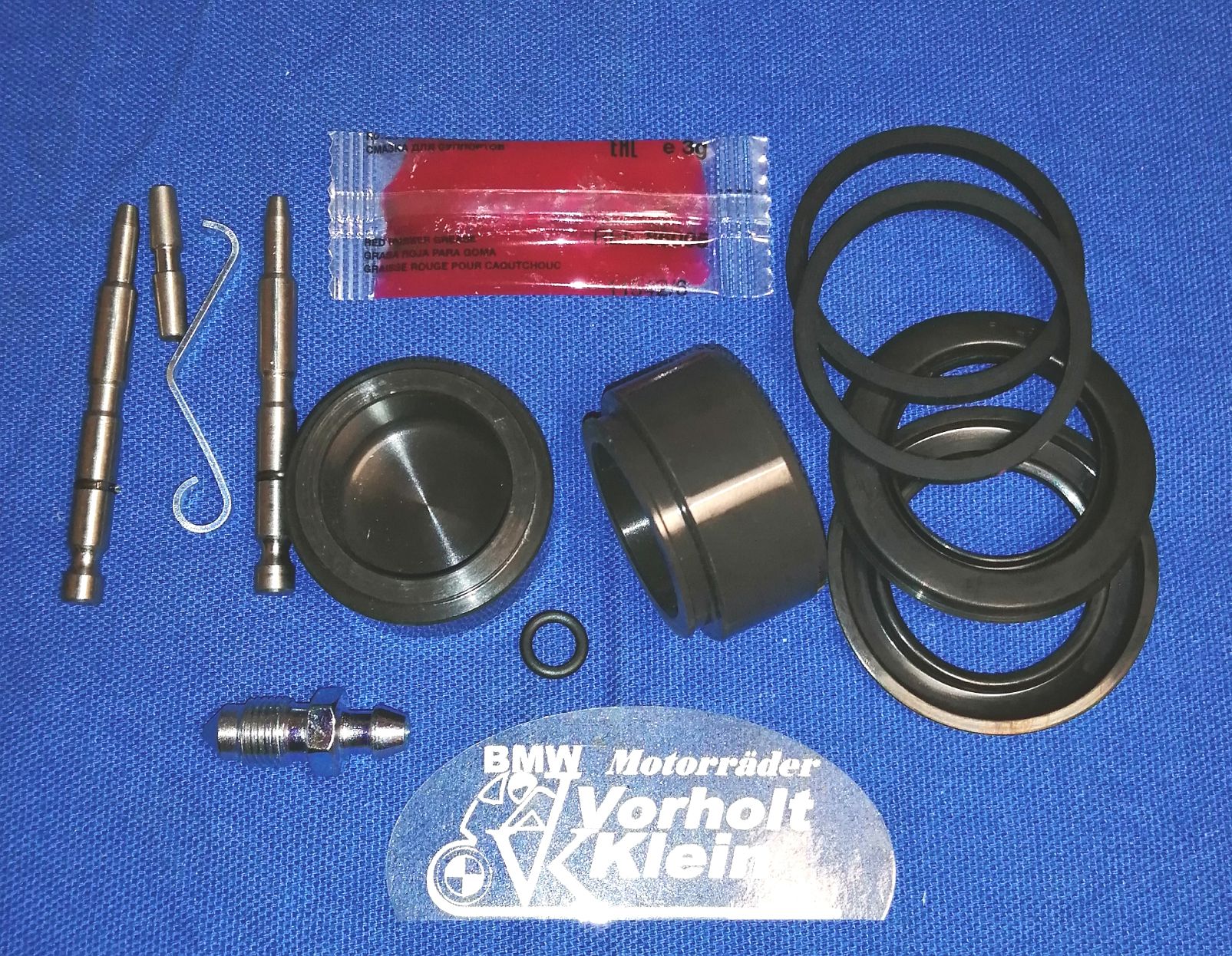 Rep. Satz für 38 mm Sattel Mit Kolben Dichtungen und Stiften