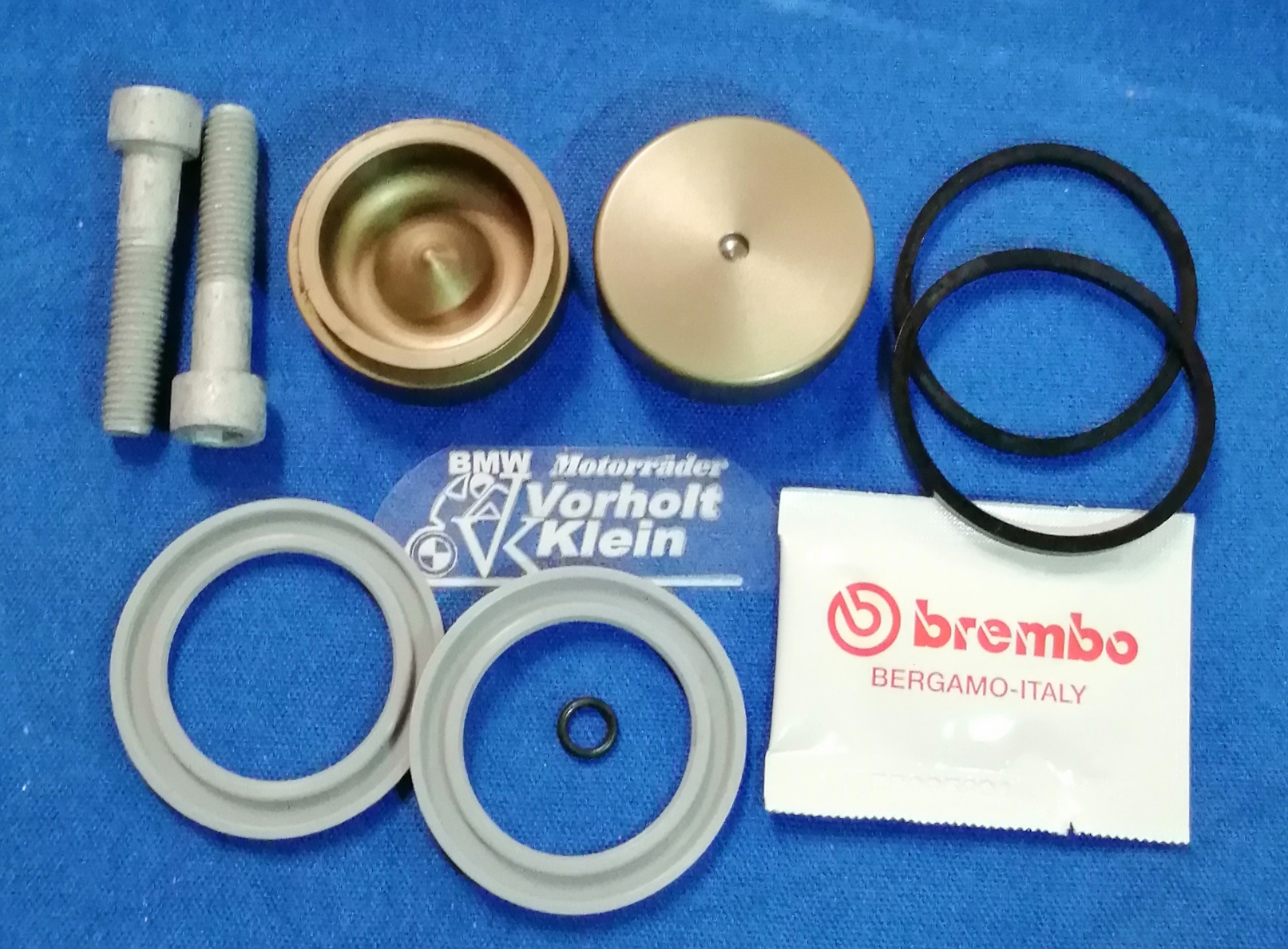 Rep Satz für 48 mm Sattel mit Kolben und Dichtungen kpl.