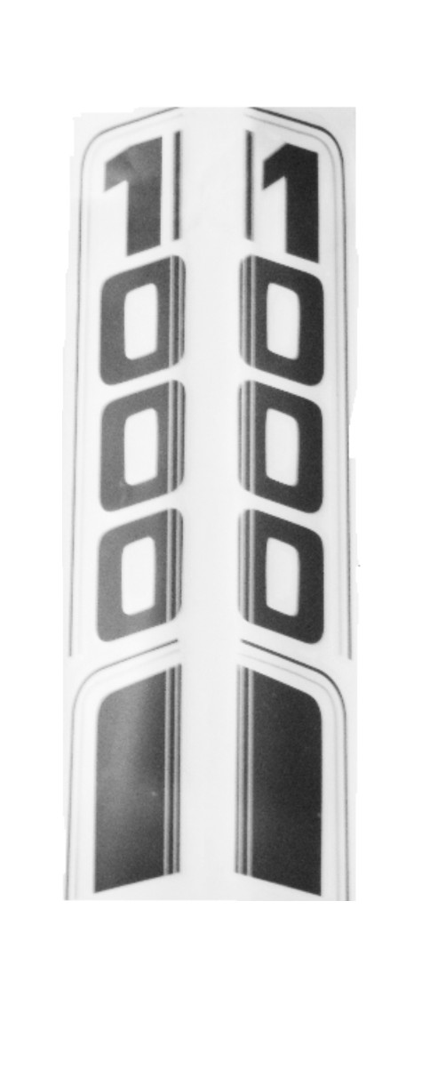 Dekorsatz L+R schwarz 1000 cc