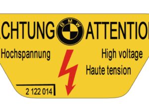Hinweisschild Achtung ab Bj 90