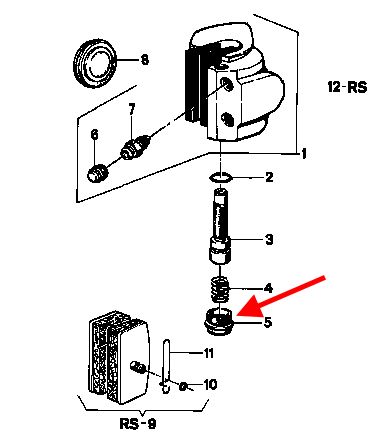 Verschlusschraube für ATE Schwenksattel