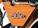 Aufkleber Siebdruck 900 cc rot Sil