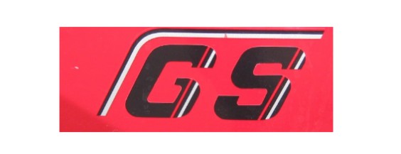 GS Aufkleber für Seitendeckel L